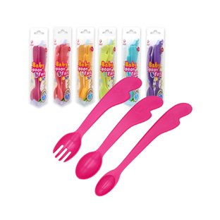 Baby Spoon & Fork 3-Piece Set